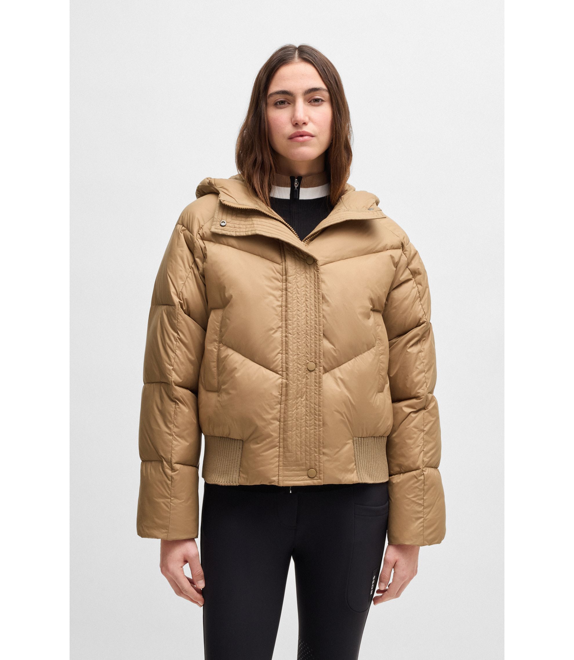 ジャケット・アウター &her Padded Coat Mugwort enof urbanbobby &her Padded Coat Mugwort enof urbanbobby