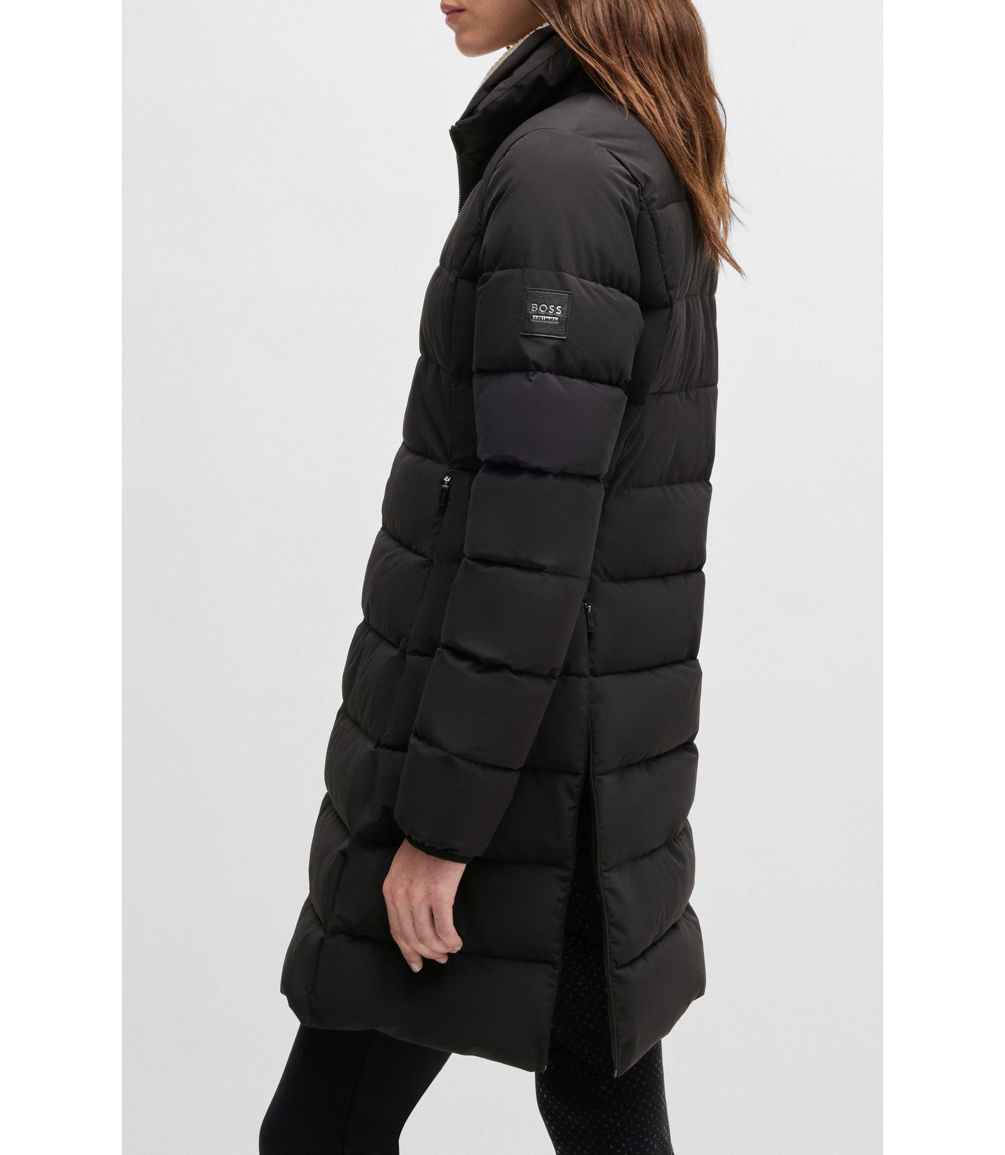 【Hさま専用】【美品】HUGO BOSS ダウンコート　レディース　ブラック 楽天市場】ダウンコート レディース（ブランドヒューゴ・ボス