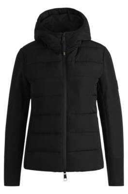 Equestrian water-repellent hybrid padded jacket 1