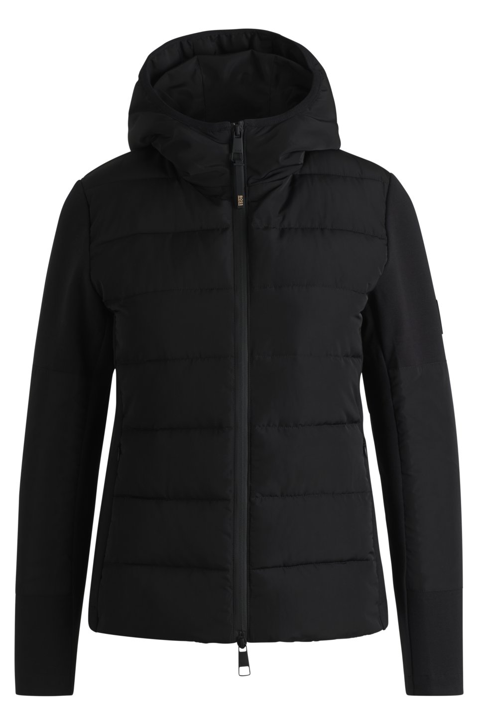 Equestrian water-repellent hybrid padded jacket