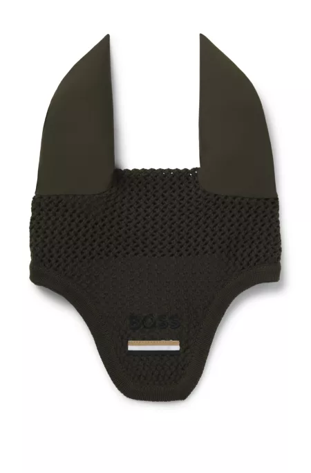 Bonnet pour cheval en maille crochetée