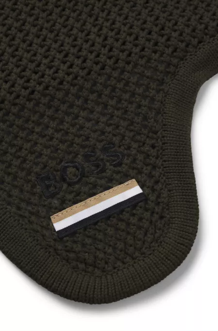 Bonnet pour cheval en maille crochetée