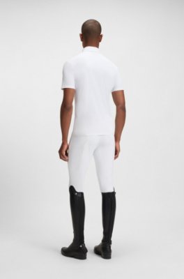 Equestrian show shirt in super-stretch material 3