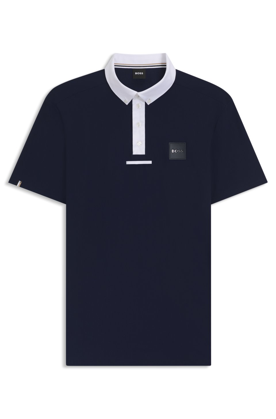 Equestrian show shirt with contrast trims