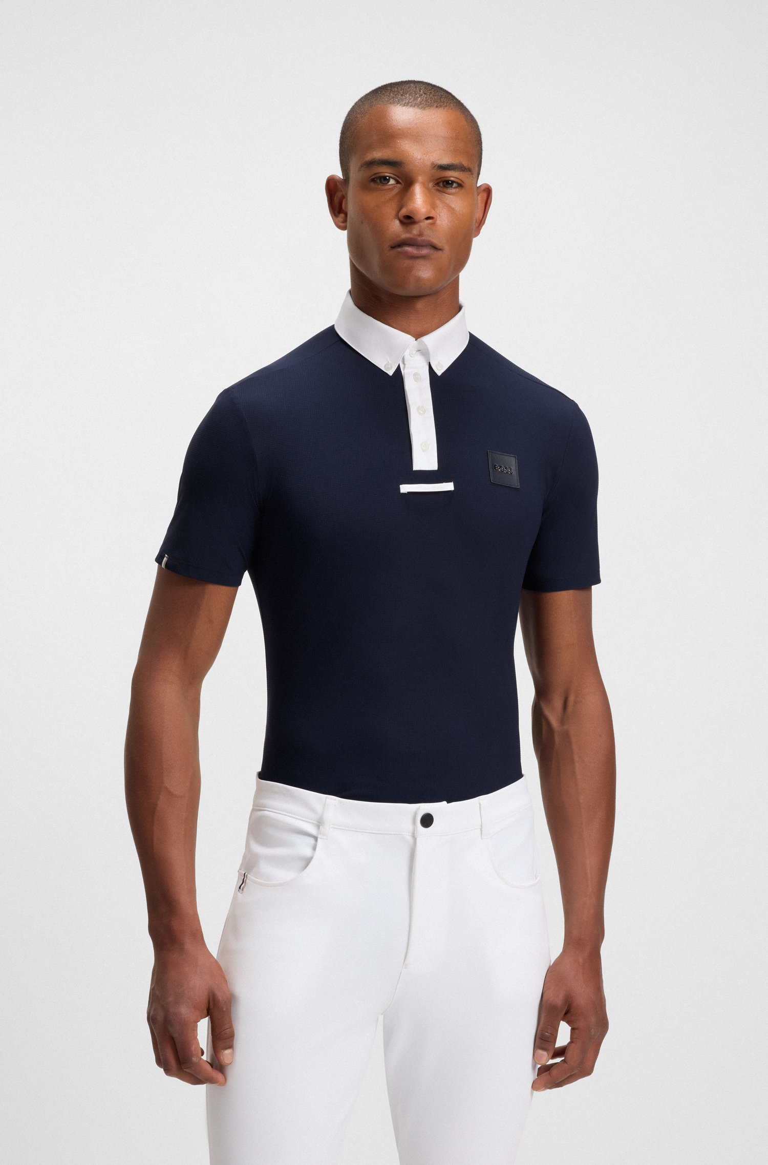 Boss Equestrian show shirt with contrast trims skjortor & blusar herr – bild 2