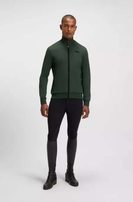 Reitsport-Jacke mit Reißverschluss und Signature-Streifen-Details