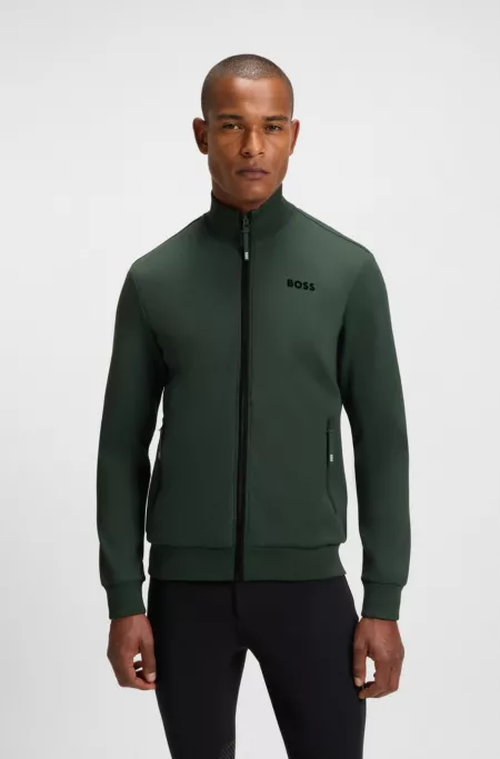 Reitsport-Jacke mit Reißverschluss und Signature-Streifen-Details