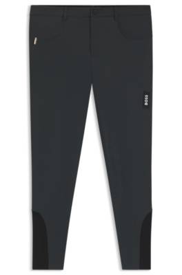 Equestrian knee-grip breeches in power-stretch fabric 1