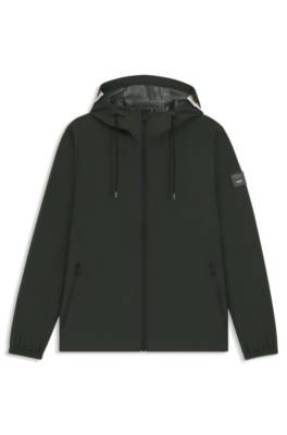 Equestrian waterproof jacket with adjustable hood 1