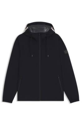 Equestrian waterproof jacket with adjustable hood 1