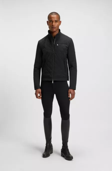 Reitsport-Steppjacke mit wasserabweisendem Finish