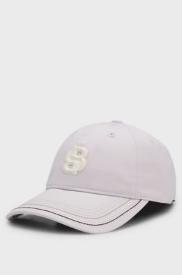 Equestrian cotton cap with Double B monogram, Light Purple
