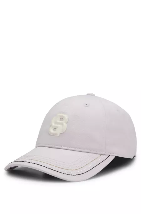 Equestrian-Cap aus Baumwolle mit Double-B-Monogramm