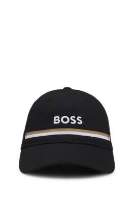 Equestrian cotton cap with embroidered logo 1