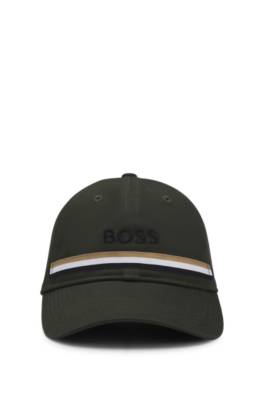 Equestrian cotton cap with embroidered logo 1