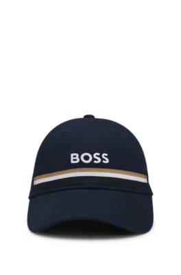 Equestrian cotton cap with embroidered logo 1