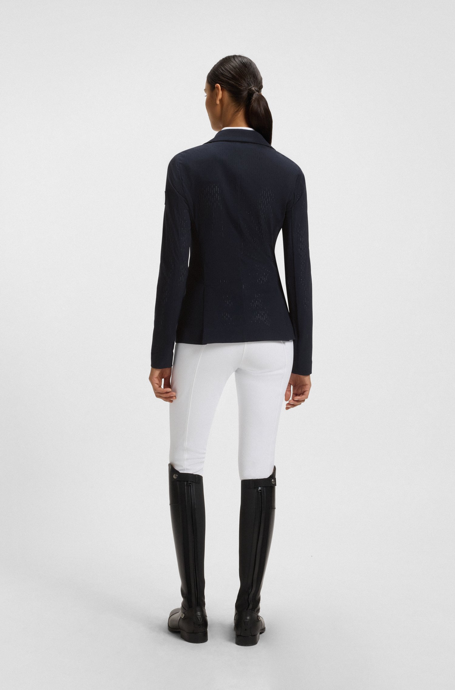 Boss Equestrian show jacket in perforated stretch fabric jackor dam – bild 3