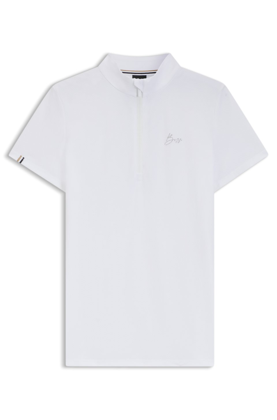 Equestrian show shirt in super-stretch material