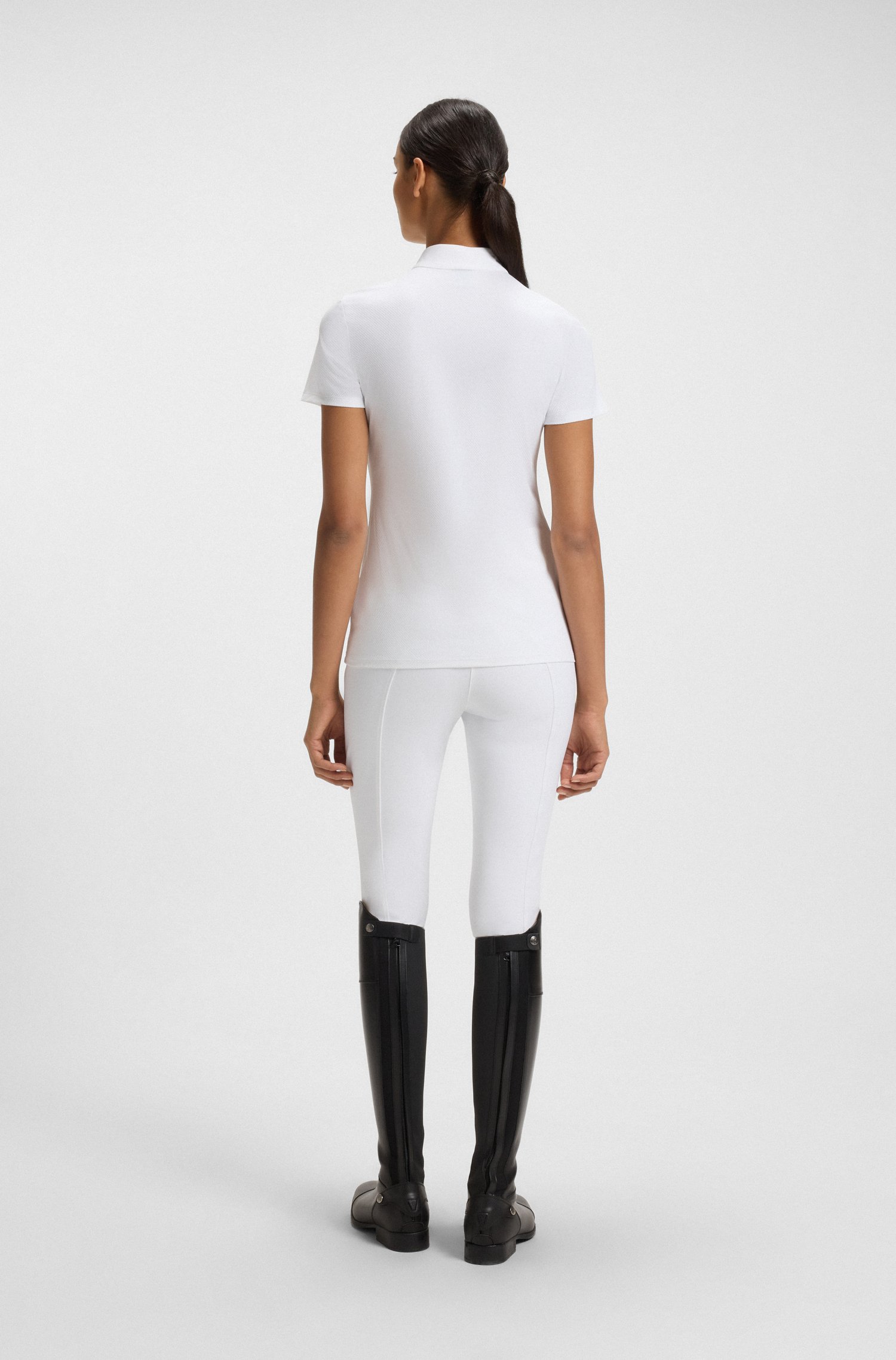 Boss Equestrian show shirt in super-stretch material skjortor & blusar dam – bild 3