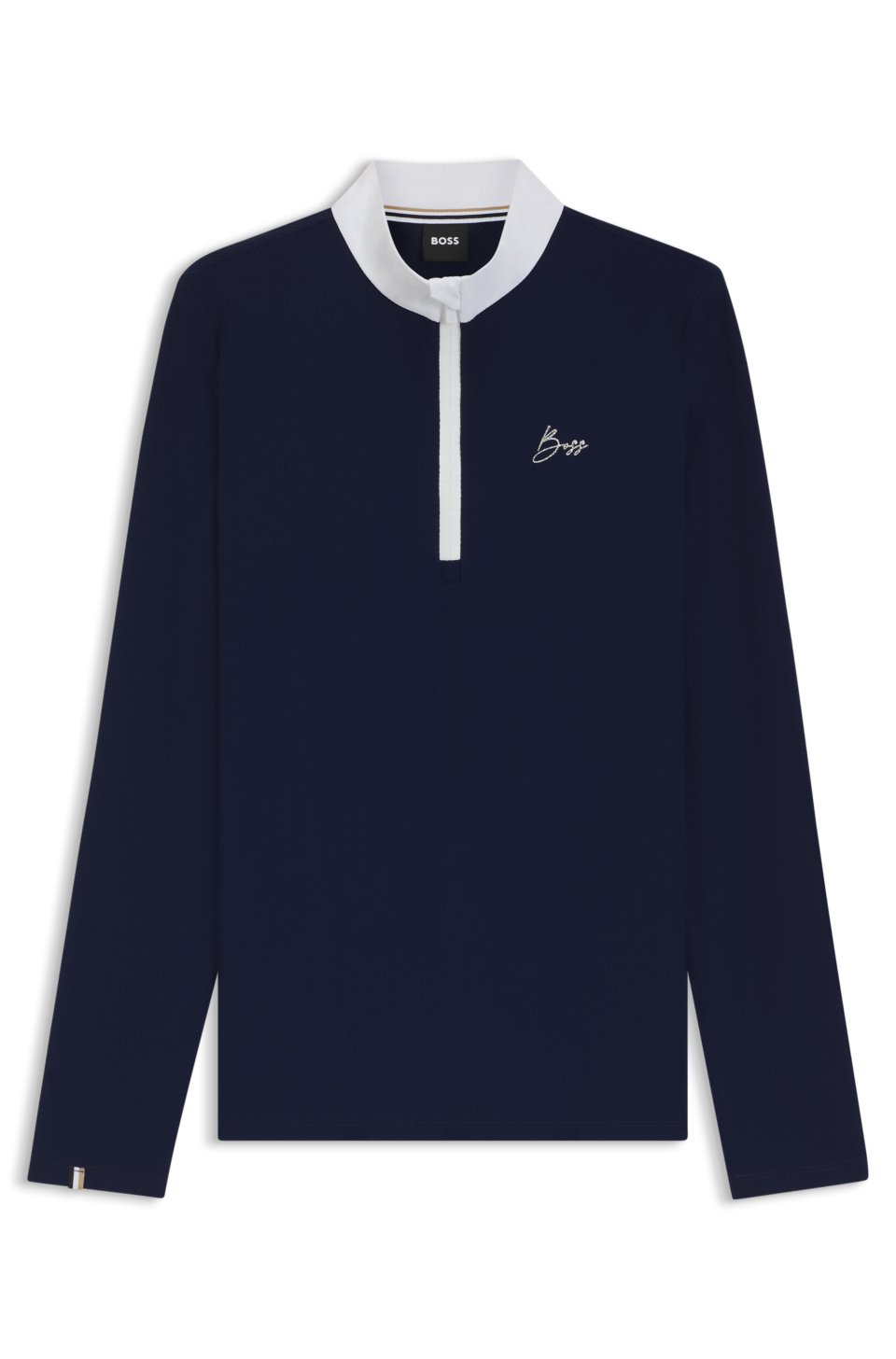Equestrian show shirt in super-stretch material