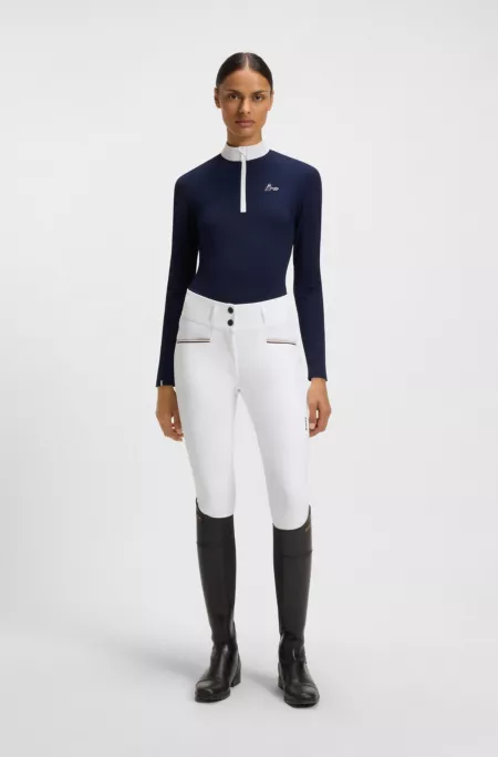 Camisa de exhibición para equitación en material superelástico