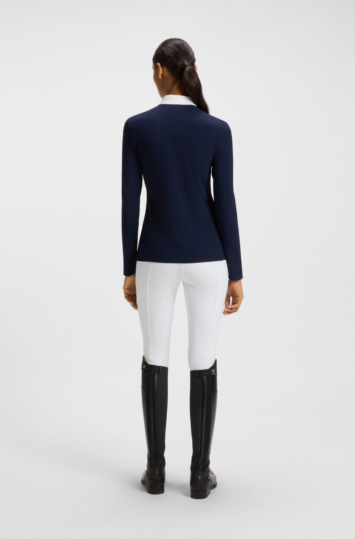 Boss Equestrian show shirt in super-stretch material skjortor & blusar dam – bild 3