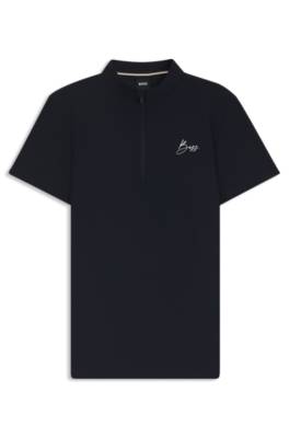 Equestrian training shirt with handwritten logo 1