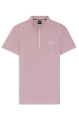 Equestrian training shirt with handwritten logo 1