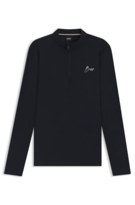 Equestrian training shirt with handwritten logo