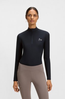 Boss Equestrian training shirt with handwritten logo långärmade tröjor dam – bild 2