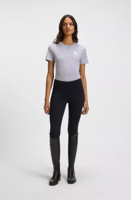 Equestrian T-Shirt aus Stretch-Baumwolle mit Double-B-Monogramm