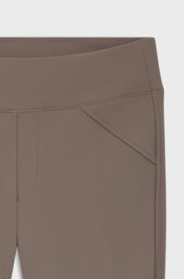 Equestrian hybrid breeches with silicone grips, Light Beige