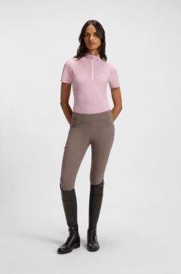 Equestrian hybrid breeches with silicone grips, Light Beige