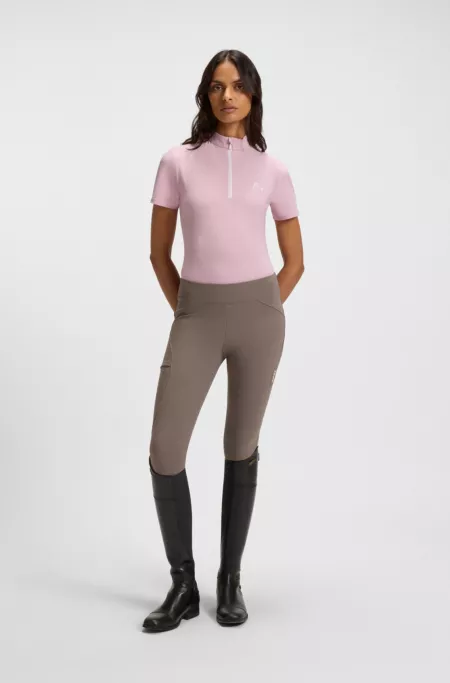 Pantalon d’équitation hybride avec finitions en silicone agrippantes