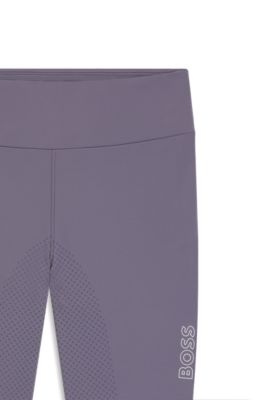 BOSS - 乗馬 ハイウエスト レギンス パワーストレッチ ファブリック