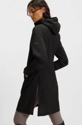 Imperm&eacute;able d&rsquo;&eacute;quitation avec fermetures &eacute;clair au dos ajustables, Noir