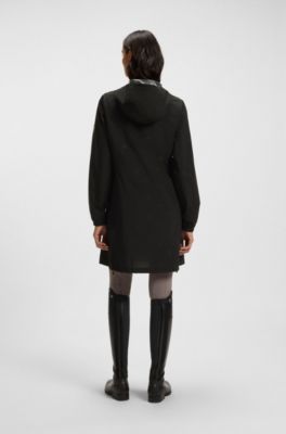 Imperm&eacute;able d&rsquo;&eacute;quitation avec fermetures &eacute;clair au dos ajustables, Noir