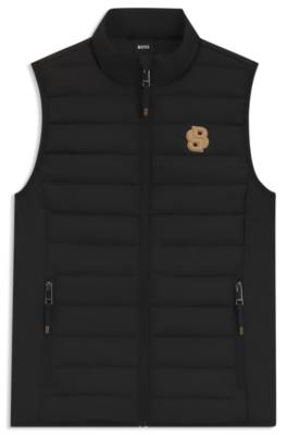 Equestrian waterproof gilet with Double B monogram 1