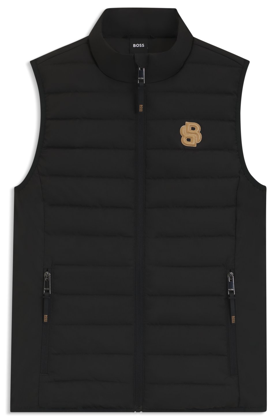 Equestrian waterproof gilet with Double B monogram