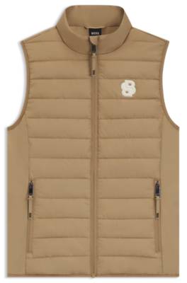Equestrian waterproof gilet with Double B monogram 1