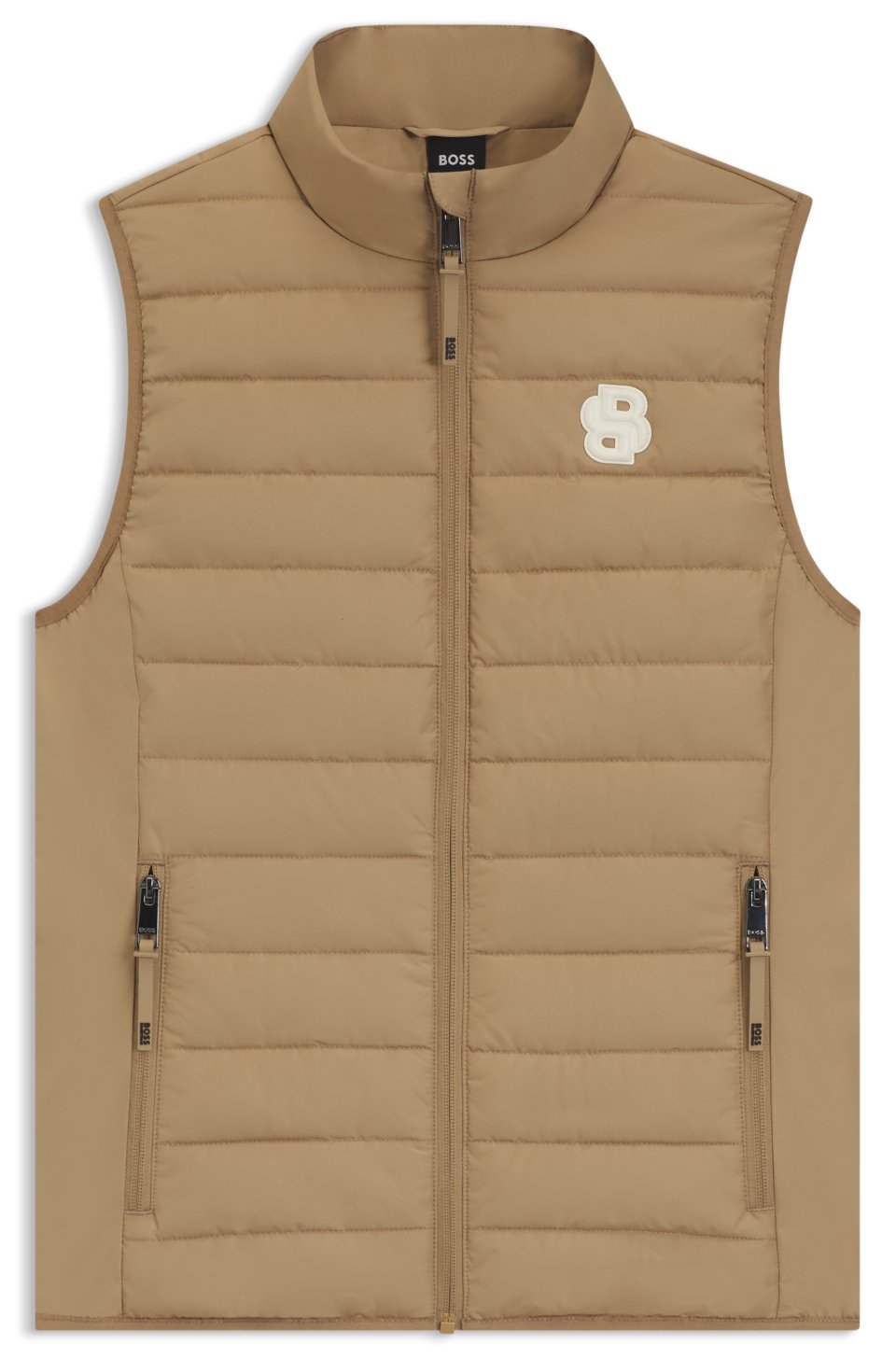 Equestrian waterproof gilet with Double B monogram