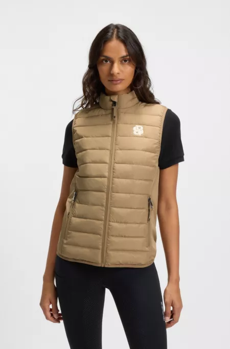 Chaleco impermeable para equitación con monograma Double B