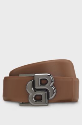 Equestrian reversible belt, Brown