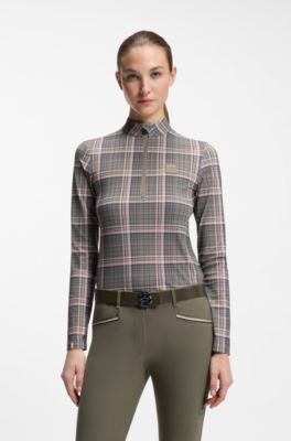 Equestrian reversible belt, Brown