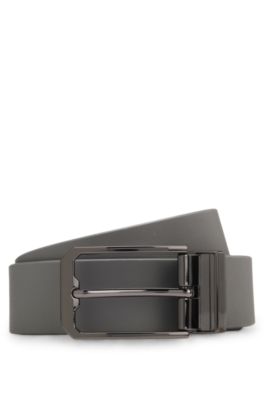 Equestrian reversible belt, Grey