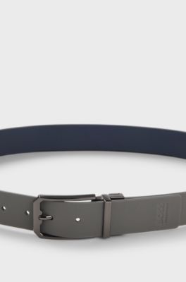 Equestrian reversible belt, Grey