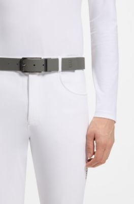 Equestrian reversible belt, Grey