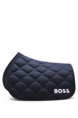 Equestrian jumping saddle pad, Dark Blue