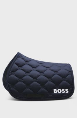 Equestrian jumping saddle pad, Dark Blue