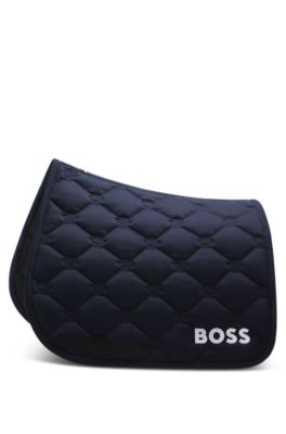 Equestrian dressage saddle pad, Dark Blue